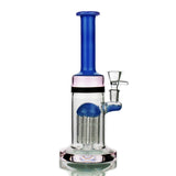 10" Water Pipe Rig with Tree Chamber and 14mm Male Bowl - LA Wholesale Kings