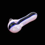 4.5" American Made Dhicro Spoon Hand Pipe Slime Color Frit Art - LA Wholesale Kings