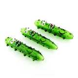 5.5" Pickle Hand Pipe Green Tube Steam Roller - LA Wholesale Kings