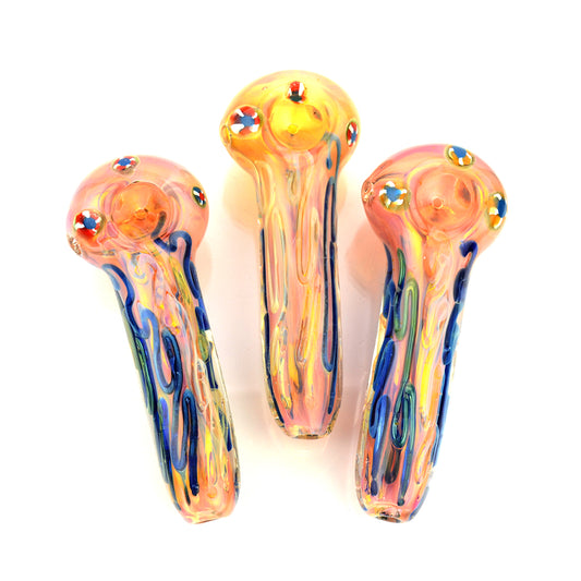 4.5" Gold Sticker Art Spoon - LA Wholesale Kings