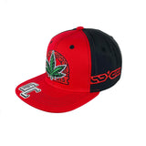 Snapback "Cannabis" Hat Embroidered