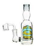 4" Mini Chivasi liquor Bottle Rig with 14mm Male Banger - LA Wholesale Kings