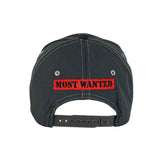 Snapback "Most Wanted" Hat Embroidered