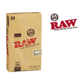 Raw Classic 1 1/4" Size Rolling Paper 24 packs - LA Wholesale Kings