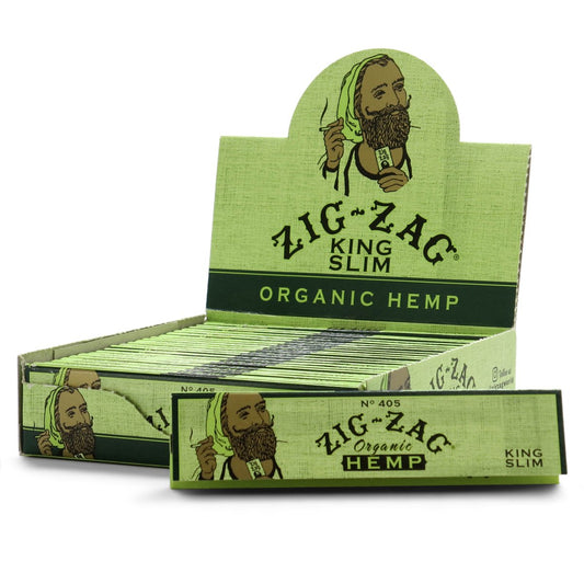 ZIG-ZAG KING SLIM ORGANIC 24 BOOKLETS - LA Wholesale Kings